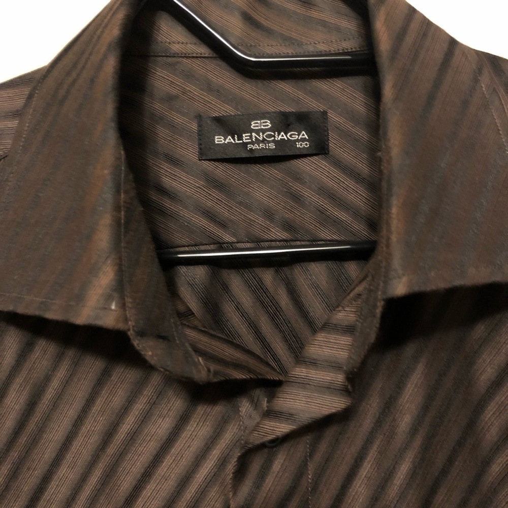 Balenciaga silk button up